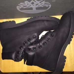 Timberland 6in Black Youth Boot
